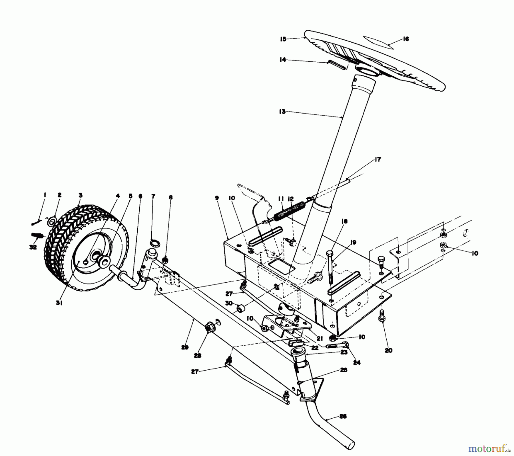 Toro Neu Mowers, Rear-Engine Rider 56033 - Toro 25