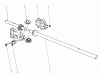 Toro 56036 - 25" Premium Rider Keylectric, 1976 (6000001-6999999) Ersatzteile DIFFERENTLAL ASSEMBLY