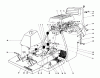 Toro 56036 - 25" Premium Rider Keylectric, 1977 (7000001-7999999) Ersatzteile BODY AND SEAT ASSEMBLY