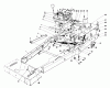 Toro 56036 - 25" Premium Rider Keylectric, 1977 (7000001-7999999) Ersatzteile FRAME ASSEMBLY