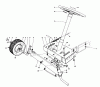 Toro 56036 - 25" Premium Rider Keylectric, 1977 (7000001-7999999) Ersatzteile FRONT AXLE ASSEMBLY