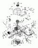 Toro 56036 - 25" Premium Rider Keylectric, 1977 (7000001-7999999) Ersatzteile TECUMSEH ENGINE MODEL NO. V70-125183C
