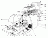 Toro 56044 - 25" Premium Rider Keylectric, 1979 (9000001-9999999) Ersatzteile BODY AND SEAT ASSEMBLY