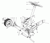 Toro 56044 - 25" Premium Rider Keylectric, 1979 (9000001-9999999) Ersatzteile FRONT AXLE ASSEMBLY