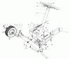 Toro 56044 - 25" Premium Rider Keylectric, 1980 (0000001-0999999) Ersatzteile FRONT AXLE ASSEMBLY