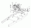 Toro 56080 - 25" Whirlwind Premium Rider, 1980 (0000001-0999999) Ersatzteile ENGINE PLATE AND SHIFT ASSEMBLY