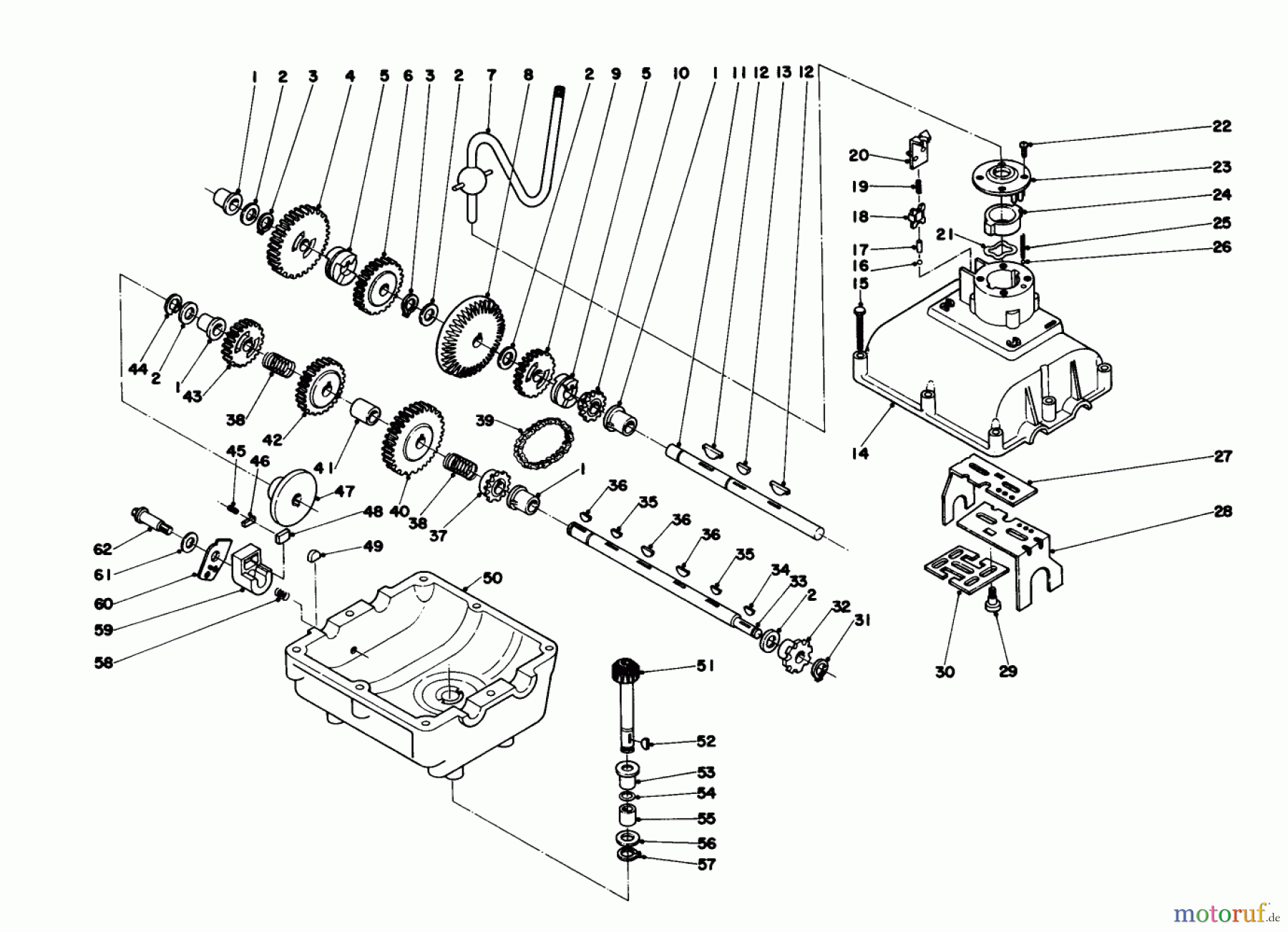 Toro Neu Mowers, Rear-Engine Rider 56080 - Toro 25