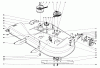 Toro 56150 (732) - 732 Sportsman Rider, 1971 (1000001-1999999) Ersatzteile 32" CUTTER HOUSING ASSEMBLY