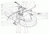 Toro 56150 (732) - 732 Sportsman Rider, 1971 (1000001-1999999) Ersatzteile CUTTER HOUSING LINKAGE