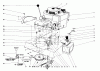 Toro 56150 (732) - 732 Sportsman Rider, 1971 (1000001-1999999) Ersatzteile ENGINE ASSEMBLY