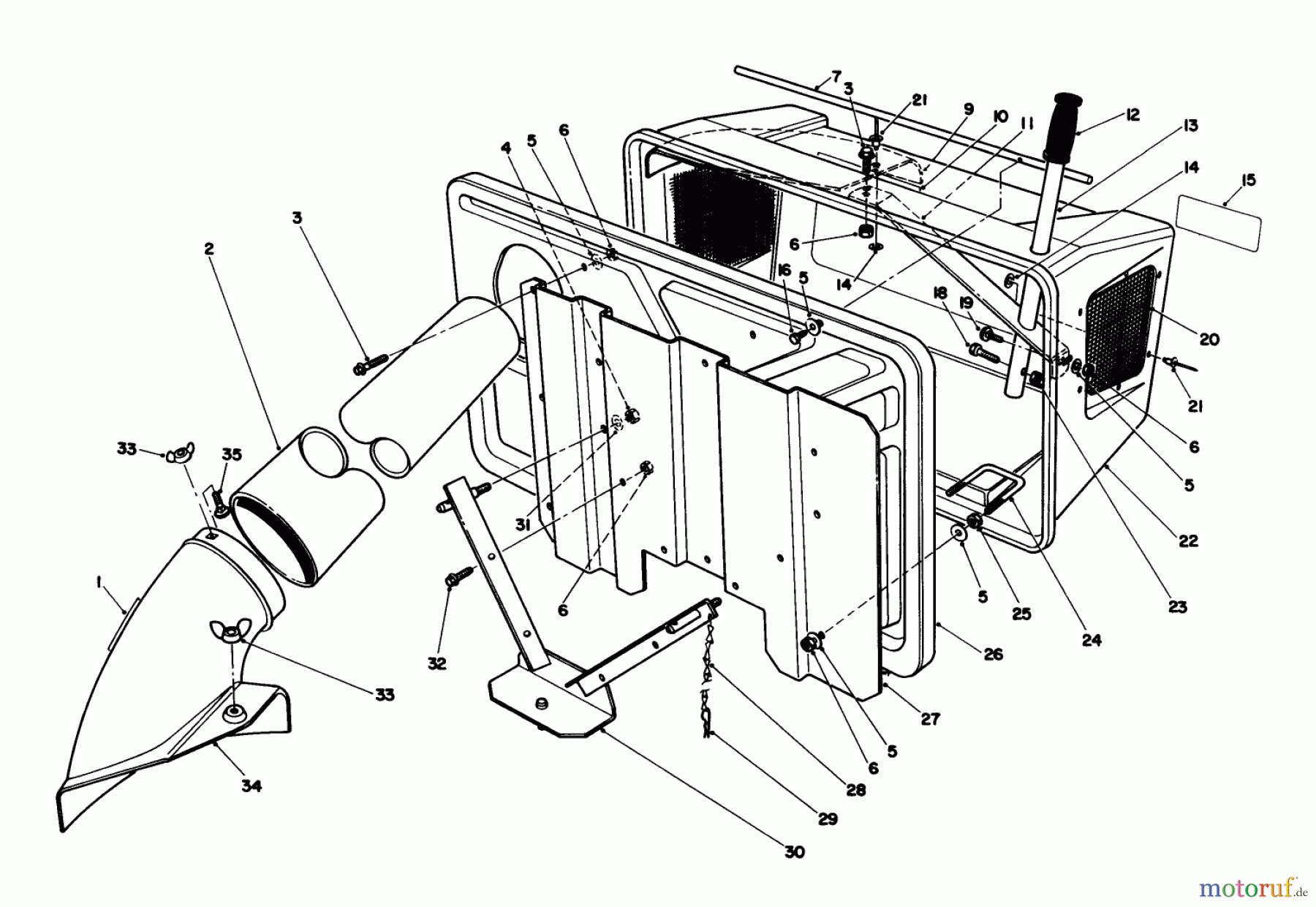 Toro Neu Mowers, Rear-Engine Rider 56123 (8-25) - Toro 8-25 Rear Engine Rider, 1989 (9000001-9999999) EASY EMPTY BAGGING KIT MODEL 59047 (OPTIONAL)
