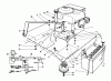 Toro 56127 (7-25) - 7-25 Rear Engine Rider, 1989 (9000001-9999999) Ersatzteile ENGINE ASSEMBLY