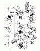 Toro 56127 (7-25) - 7-25 Rear Engine Rider, 1989 (9000001-9999999) Ersatzteile ENGINE TECUMSEH MODEL NO. TVXL195-150217 (MODEL 56123)