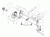 Toro 56127 (7-25) - 7-25 Rear Engine Rider, 1989 (9000001-9999999) Ersatzteile FRONT AXLE ASSEMBLY