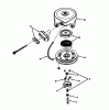 Toro 56127 (7-25) - 7-25 Rear Engine Rider, 1989 (9000001-9999999) Ersatzteile REWIND STARTER 590633 (MODEL 56123)