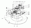 Toro 56125 (7-25) - 7-25 Rear Engine Rider, 1985 (5000001-5999999) Ersatzteile BLADE DRIVE ASSEMBLY