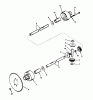 Toro 56125 (7-25) - 7-25 Rear Engine Rider, 1985 (5000001-5999999) Ersatzteile DIFFERENTIAL ASSEMBLY
