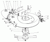 Toro 56125 (7-25) - 7-25 Rear Engine Rider, 1985 (5000001-5999999) Ersatzteile MOWER HOUSING ASSEMBLY