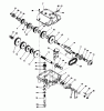 Toro 56125 (7-25) - 7-25 Rear Engine Rider, 1985 (5000001-5999999) Ersatzteile TRANSMISSION ASSEMBLY NO. 44-7200