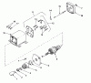 Toro 56125 (7-25) - 7-25 Rear Engine Rider, 1987 (7000001-7999999) Ersatzteile 12 VOLT ELECTRIC STARTER NO. 33606