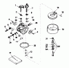 Toro 56127 (7-25) - 7-25 Rear Engine Rider, 1988 (8000001-8999999) Ersatzteile CARBURETOR NO. 632237