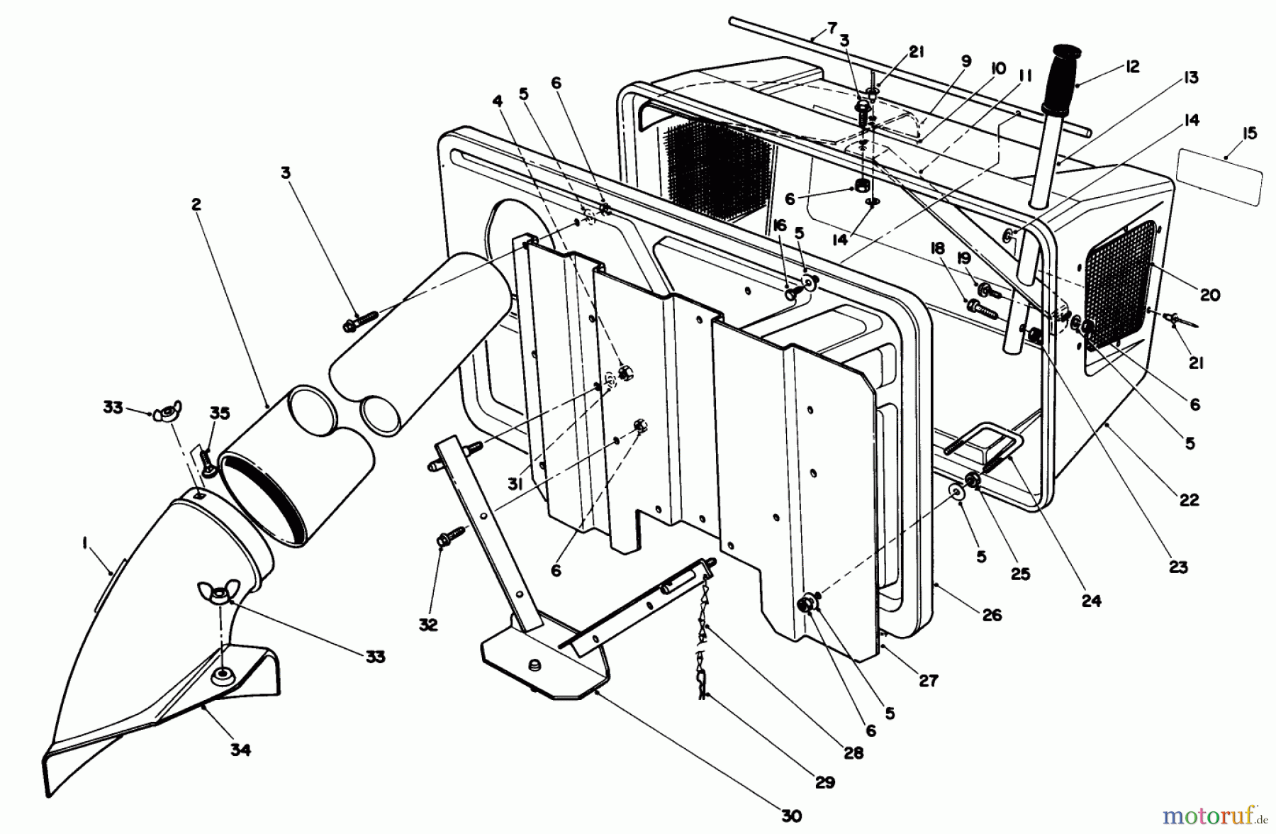 Toro Neu Mowers, Rear-Engine Rider 56128 (8-25) - Toro 8-25 Rear Engine Rider, 1990 (0000001-0999999) EASY EMPTY BAGGING KIT MODEL 59047 (OPTIONAL)