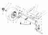Toro 56132 (8-25) - 8-25 Recycler Rider, 1992 (2000001-2999999) Ersatzteile FRONT AXLE ASSEMBLY