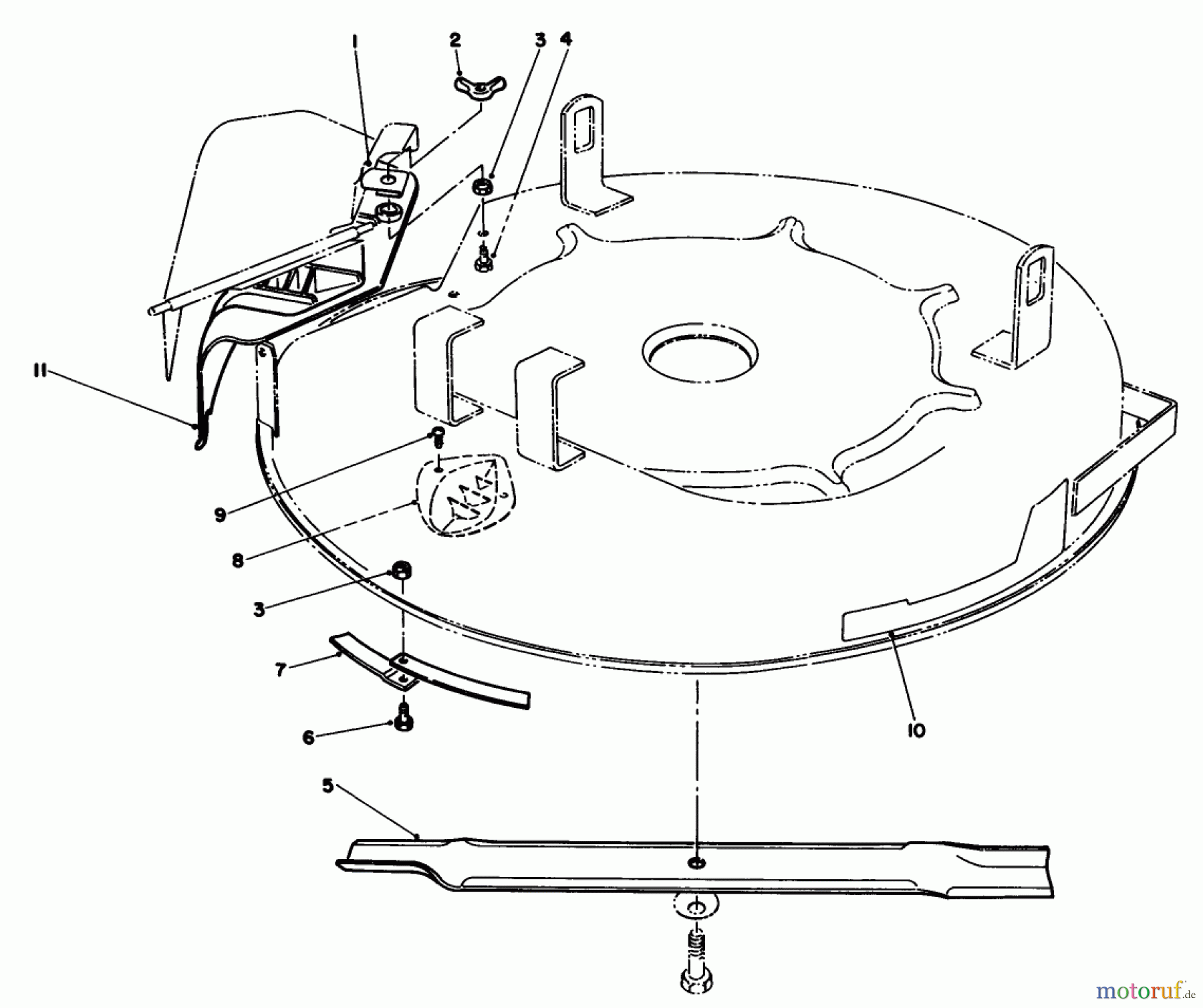 Toro Neu Mowers, Rear-Engine Rider 56133 (8-25) - Toro 8-25 Rear Engine Rider, 1991 (1000001-1999999) RECYCLER KIT-MODEL NO. 59169