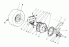 Toro 56133 (8-25) - 8-25 Rear Engine Rider, 1992 (2000001-2999999) Ersatzteile REAR AXLE ASSEMBLY