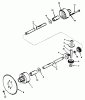 Toro 56138 (8-32) - 8-32 Rear Engine Rider, 1983 (3000001-3999999) Ersatzteile DIFFERENTIAL MODEL 100-020