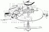 Toro 56138 (8-32) - 8-32 Rear Engine Rider, 1983 (3000001-3999999) Ersatzteile MOWER ASSEMBLY