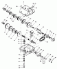 Toro 56138 (8-32) - 8-32 Rear Engine Rider, 1983 (3000001-3999999) Ersatzteile TRANSMISSION MODEL 770