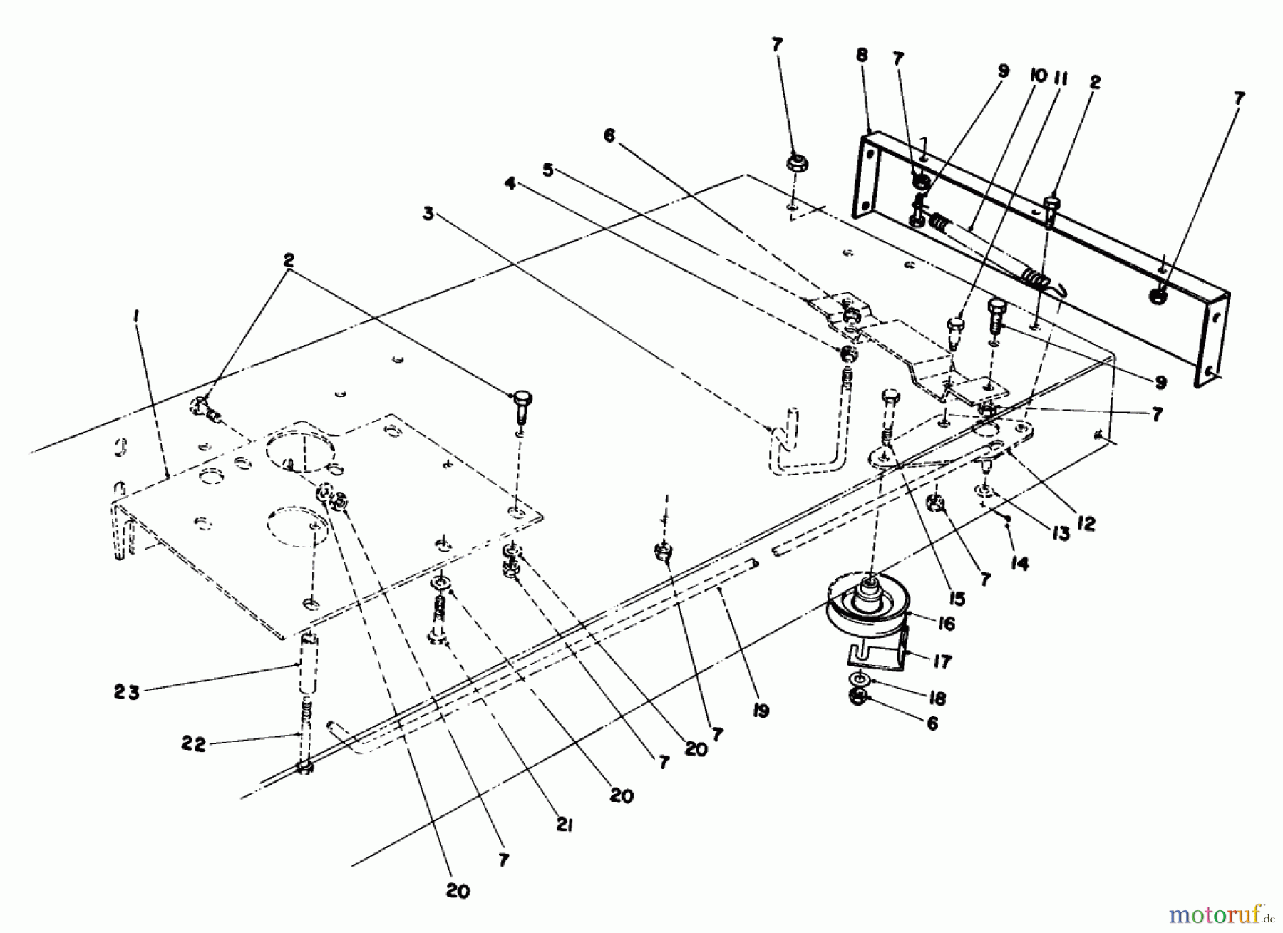 Toro Neu Mowers, Rear-Engine Rider 56138 (8-32) - Toro 8-32 Rear Engine Rider, 1984 (4000001-4999999) TRACTION ASSEMBLY