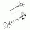 Toro 56138 (8-32) - 8-32 Rear Engine Rider, 1985 (5000001-5999999) Ersatzteile DIFFERENTIAL MODEL 100-024