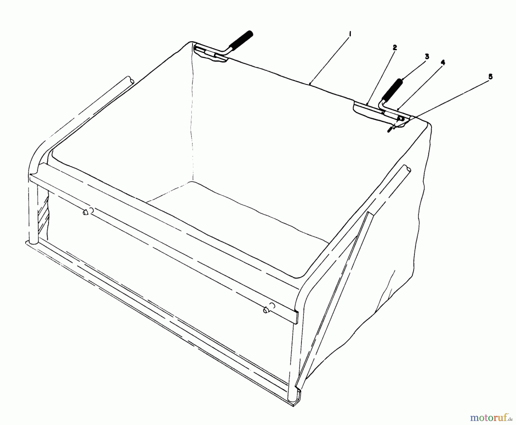  Toro Neu Mowers, Rear-Engine Rider 56138 (8-32) - Toro 8-32 Rear Engine Rider, 1985 (5000001-5999999) LEAF BAG MODEL NO. 59123 (OPTIONAL)