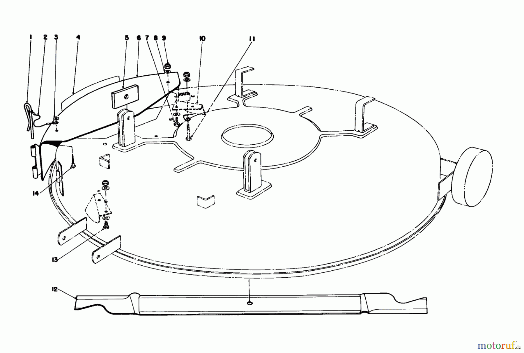 Toro Neu Mowers, Rear-Engine Rider 56138 (8-32) - Toro 8-32 Rear Engine Rider, 1985 (5000001-5999999) MULCHER KIT MODEL 59155 (OPTIONAL)