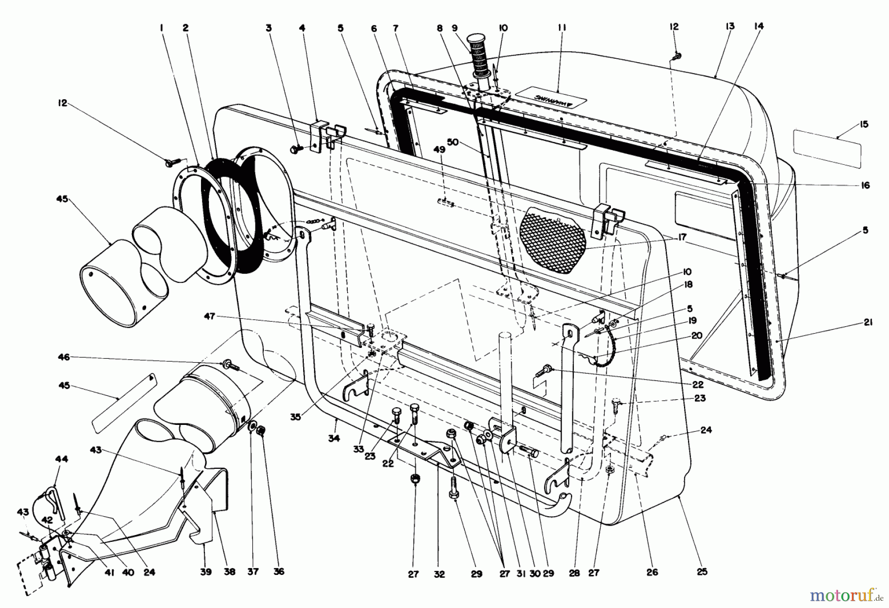Toro Neu Mowers, Rear-Engine Rider 56145 (8-32) - Toro 8-32 Rear Engine Rider, 1983 (3000001-3999999) EASY-EMPTY GRASS CATCHER MODEL 59111 (OPTIONAL)
