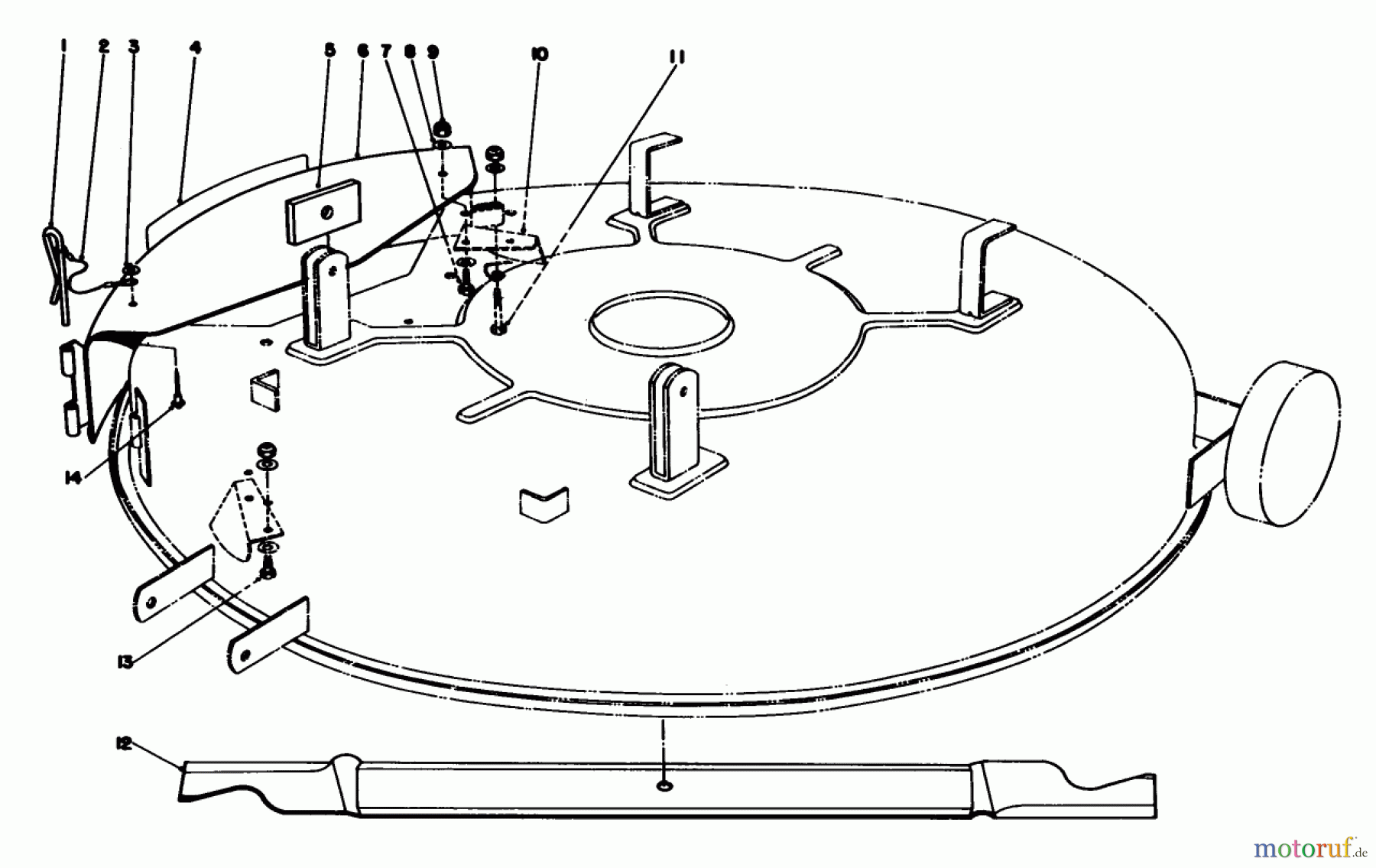 Toro Neu Mowers, Rear-Engine Rider 56145 (8-32) - Toro 8-32 Rear Engine Rider, 1984 (4000001-4999999) MULCHER KIT MODEL 59155 (OPTIONAL)