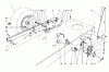 Toro 56150 (8-32) - 8-32 Professional Rider, 1986 (6000001-6999999) Ersatzteile REAR AXLE ASSEMBLY