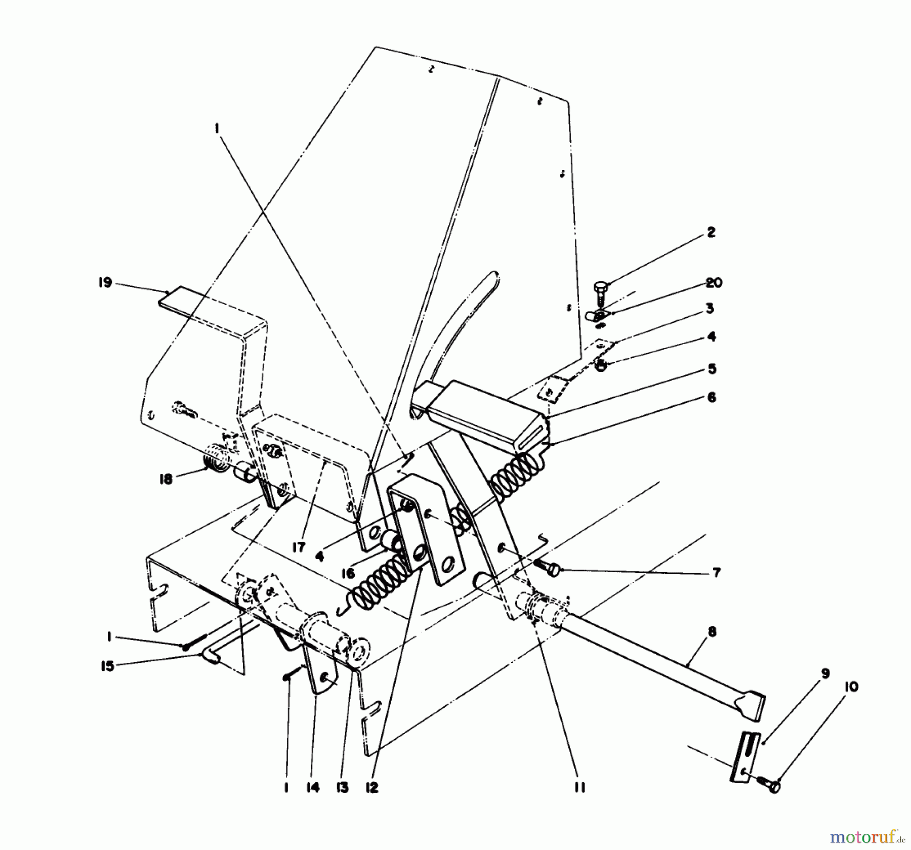 Toro Neu Mowers, Rear-Engine Rider 56175 (12-32) - Toro 12-32 Rear Engine Rider, 1988 (8000001-8999999) BRAKE & CLUTCH ASSEMBLY