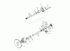 Toro 56175 (12-32) - 12-32 Rear Engine Rider, 1989 (9000001-9999999) Ersatzteile DIFFERENTIAL MODEL 100-050B