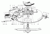 Toro 56175 (12-32) - 12-32 Rear Engine Rider, 1989 (9000001-9999999) Ersatzteile MOWER ASSEMBLY