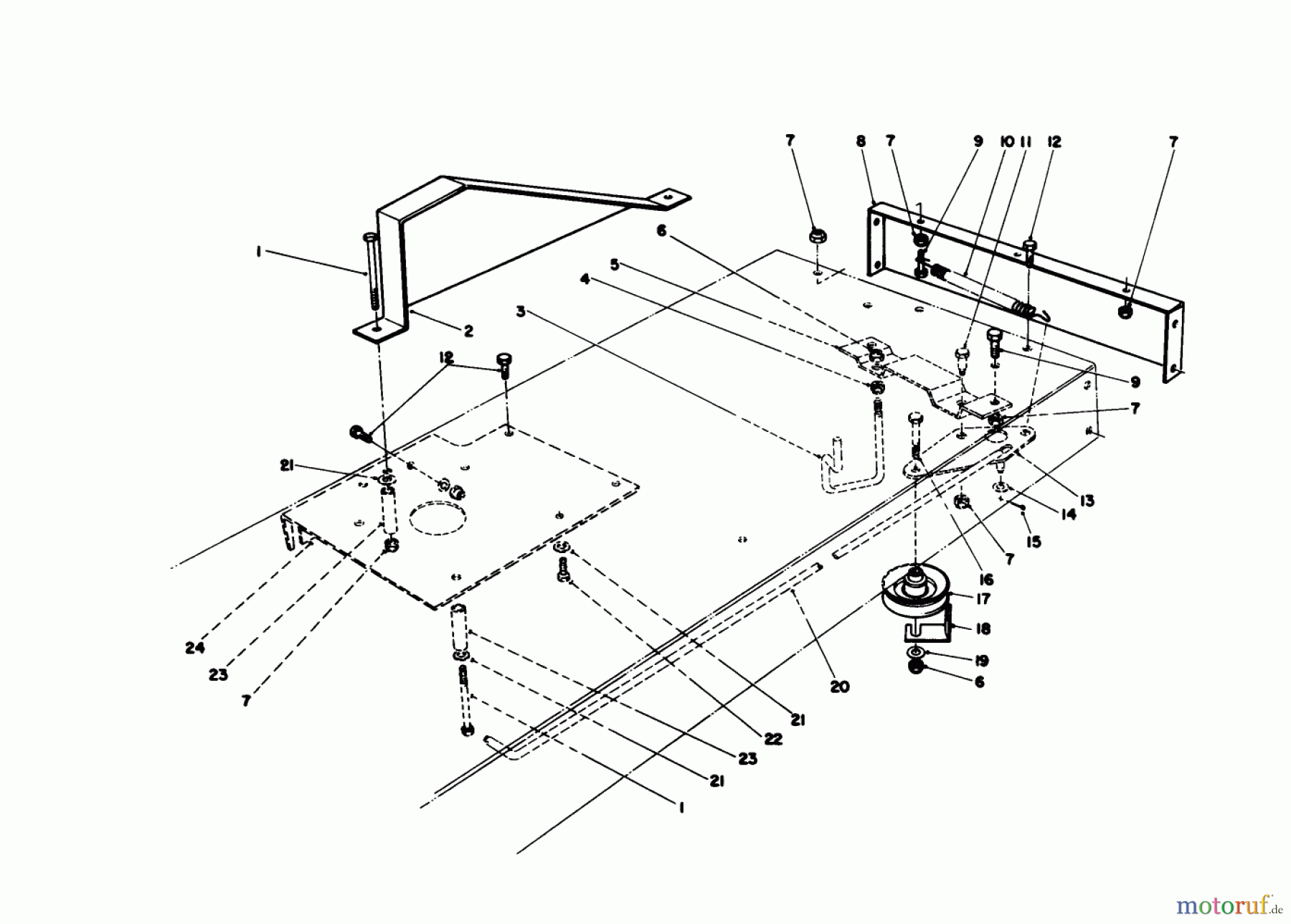 Toro Neu Mowers, Rear-Engine Rider 56175 (12-32) - Toro 12-32 Rear Engine Rider, 1989 (9000001-9999999) TRACTION ASSEMBLY