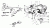 Toro 56155 (11-32) - 11-32 Rear Engine Rider, 1984 (4000001-4999999) Ersatzteile ENGINE ASSEMBLY