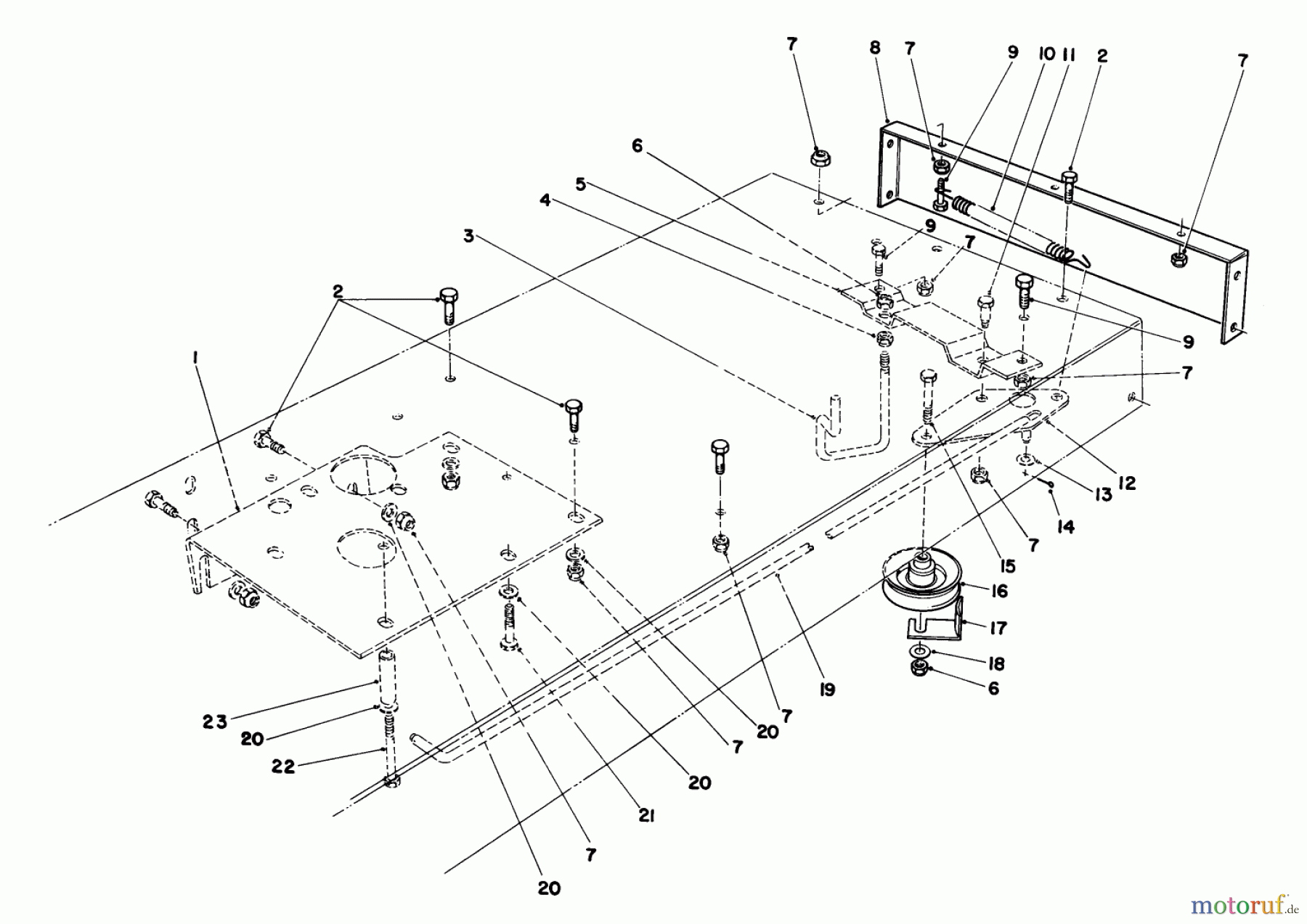 Toro Neu Mowers, Rear-Engine Rider 56155 (11-32) - Toro 11-32 Rear Engine Rider, 1985 (5000001-5999999) TRACTION ASSEMBLY