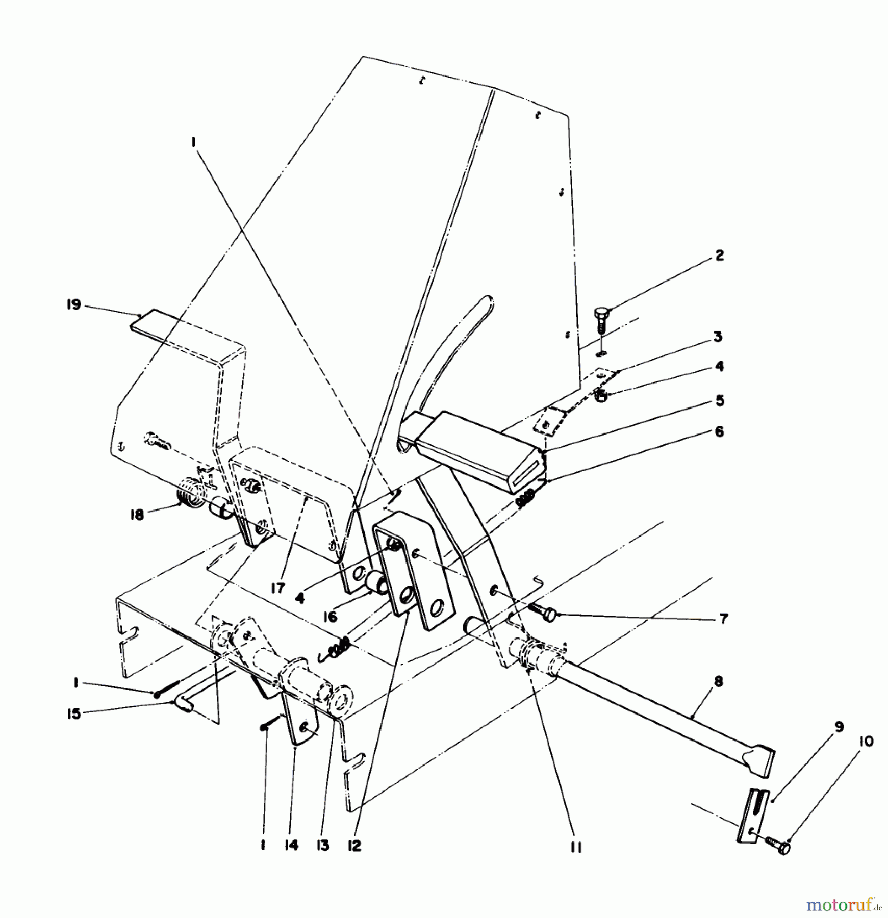 Toro Neu Mowers, Rear-Engine Rider 56155 (11-32) - Toro 11-32 Rear Engine Rider, 1986 (6000001-6999999) BRAKE & CLUTCH ASSEMBLY
