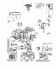 Toro 56155 (11-32) - 11-32 Rear Engine Rider, 1986 (6000001-6999999) Ersatzteile ENGINE BRIGGS & STRATTON MODEL NO. 252707-0621-01 #2