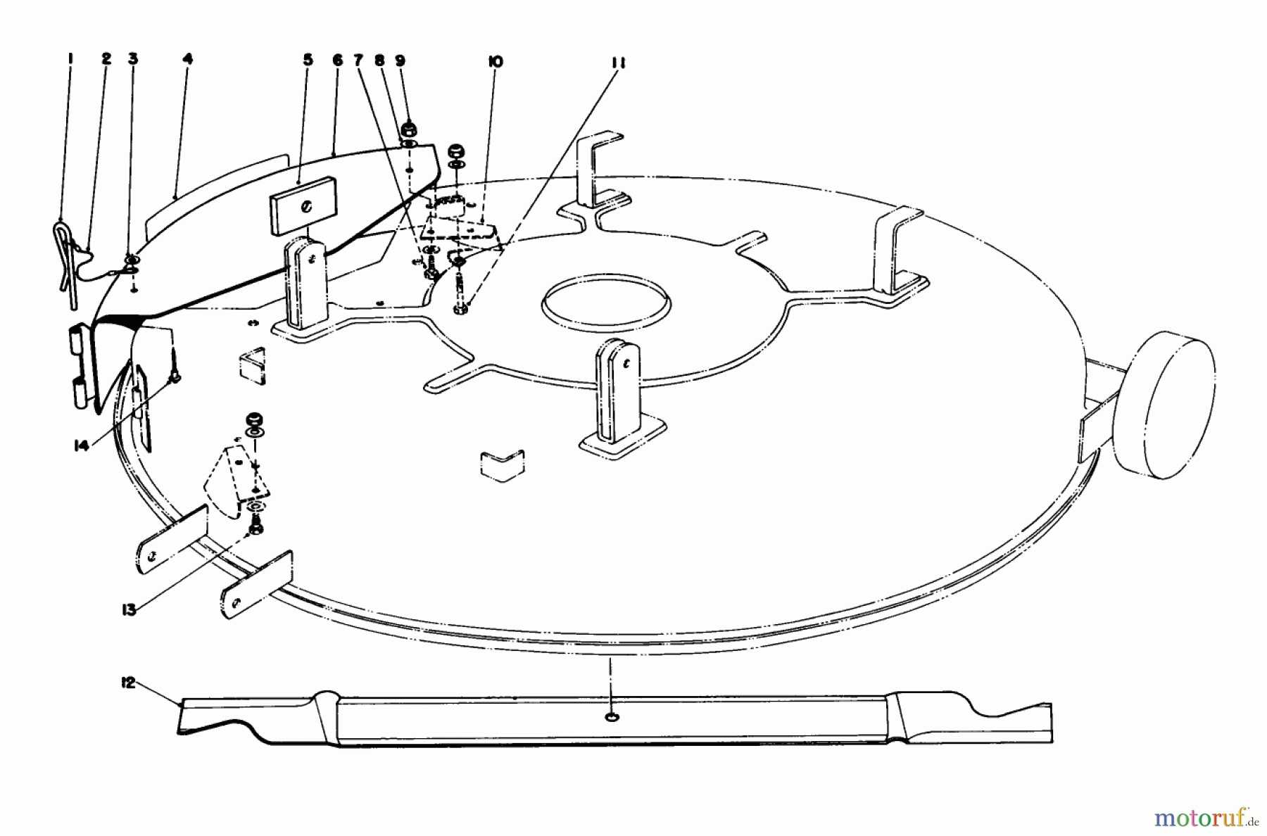 Toro Neu Mowers, Rear-Engine Rider 56155 (11-32) - Toro 11-32 Rear Engine Rider, 1986 (6000001-6999999) MULCHER KIT MODEL 59155 (OPTIONAL)