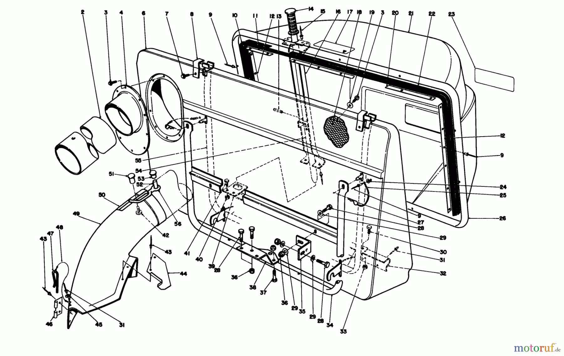Toro Neu Mowers, Rear-Engine Rider 56195 (12-32) - Toro 12-32 Rear Engine Rider, 1991 (1000001-1999999) EASY-EMPTY GRASS CATCHER MODEL 59176 (OPTIONAL)