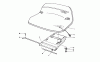 Toro 56185 (8-32) - 8-32 Rear Engine Rider, 1991 (1000001-1999999) Ersatzteile SEAT ASSEMBLY (FOR USE ON MODEL NO. 56185)